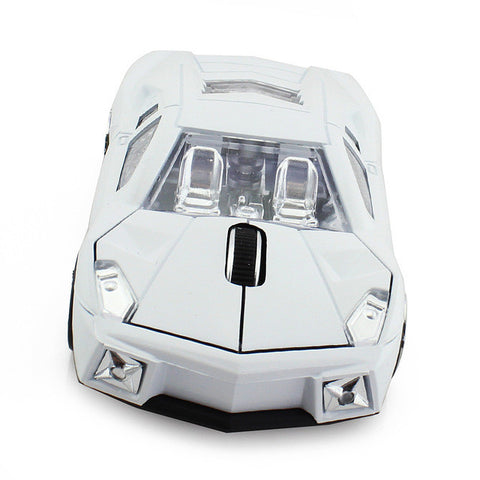 2.4GHz Car Mouse Wireless Racing Car Shaped Optical USB Mouse/Mice 3D 3Buttons 1600 DPI/CPI Wireless