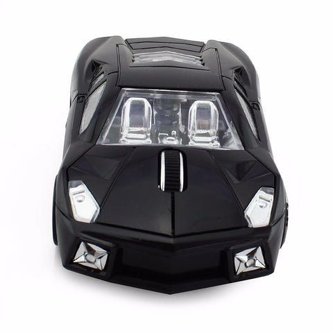 2.4GHz Car Mouse Wireless Racing Car Shaped Optical USB Mouse/Mice 3D 3Buttons 1600 DPI/CPI Wireless