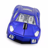 2.4GHz Car Mouse Wireless Racing Car Shaped Optical USB Mouse/Mice 3D 3Buttons 1600 DPI/CPI Wireless
