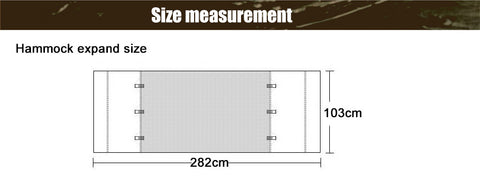 Outdoor Sports Cmping Survivor Portable Mosquite Hammock Wear-Resisting Large Tent