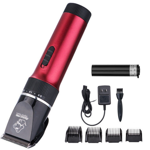 Professional Pet Hair Trimmer Electric Rechargeable 110-240V
