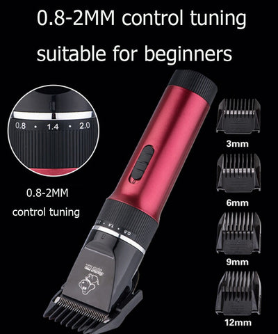 Professional Pet Hair Trimmer Electric Rechargeable 110-240V