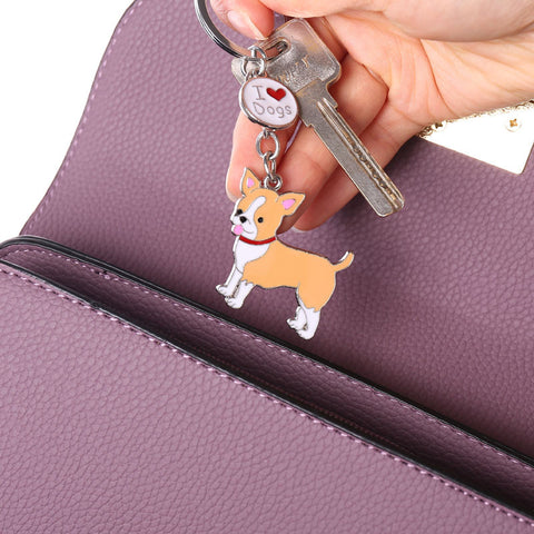 Chihuahua pet dogs KeyChains