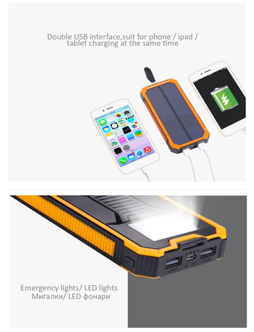 Solar Poverbank Phone 10000mah