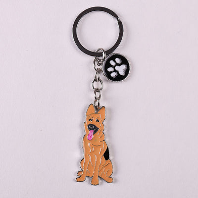 German Shepherd Dog Keychain