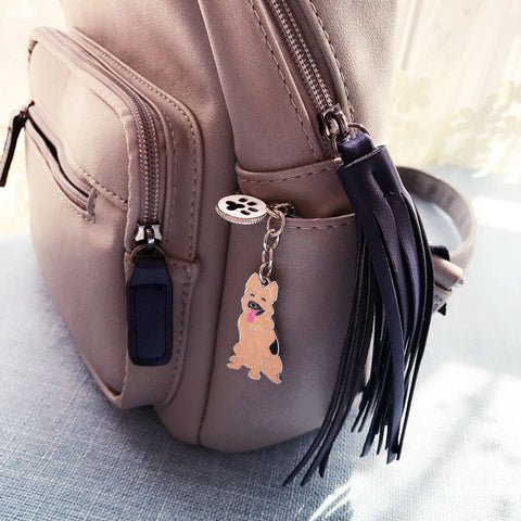 German Shepherd Dog Keychain