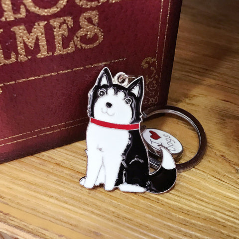 Alaska Husky Pendant Key Chain