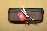 5''/5.5''/6''/6.5''/7''/7.5''/8'' Purple Dragon Red Gem Cutting/Thinning Hairdressing Shears