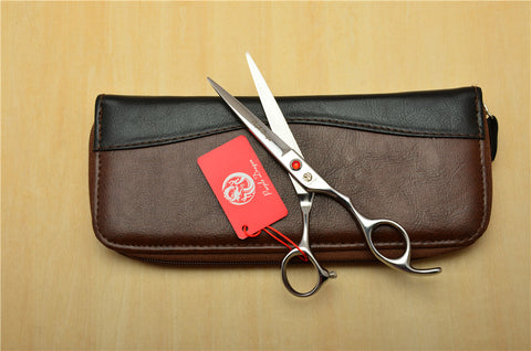 5''/5.5''/6''/6.5''/7''/7.5''/8'' Purple Dragon Red Gem Cutting/Thinning Hairdressing Shears