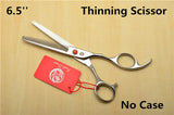 5''/5.5''/6''/6.5''/7''/7.5''/8'' Purple Dragon Red Gem Cutting/Thinning Hairdressing Shears