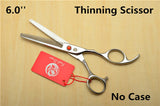 5''/5.5''/6''/6.5''/7''/7.5''/8'' Purple Dragon Red Gem Cutting/Thinning Hairdressing Shears