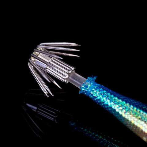 12pcs Luminous Squid Jigs Light hook Cuttlefish Shrimp 2.0 Octopus jigging Bait Rig