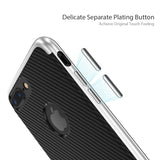 Carbon Fiber Case For iPhone 7 6 Soft Anti-Skid Anti-Knock Frame Cover For iPhone 7 Plus SE 5s Leather