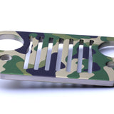Camouflage Stainless Steel Grill Key Chain KeyChain Car Key KeyRing