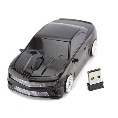 2.4GHz Car Wireless Mouse Racing Optical USB Mouse 3D 3Buttons 1600 DPI/CPI