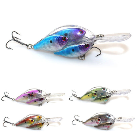 Fishing Lure Crankbait Shoal Group Fish Wobbler Long Range Casting Deep Dive 0-4.5m Artificial Hard Baits Pesca Bass Baitball