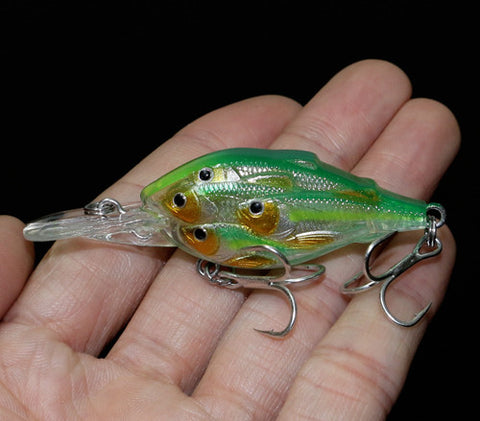 Crazy Crankbait Group Fish Bait Wobbler Bait SwimBait Jigging Lure Pike Trout Fishing Tackle 6.5cm 6.5g