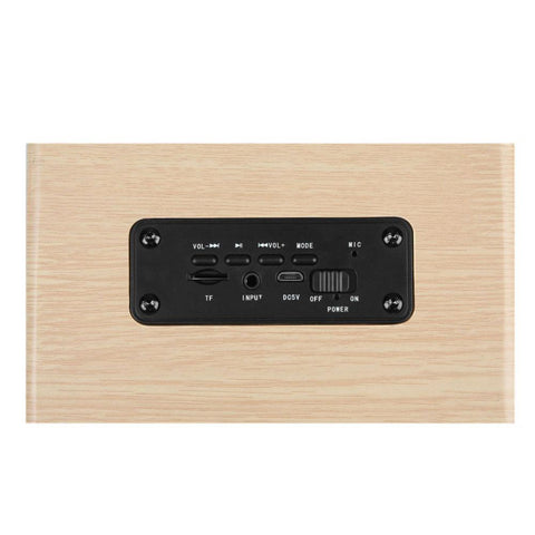Retro Wood Bluetooth Speaker Sound Daul loudspeaker Boombox Stereo Speaker System for Notebook Phone