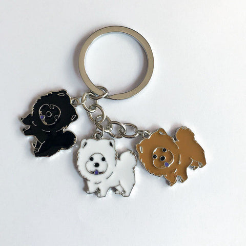 Corgi Dogs Key Ring Bag charm key chain