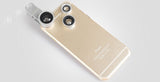 Universal 3 in 1 Clip on Macro Wide Angle Fish Eye Kit cellular Phone camera Lens For iPhone/Samsung/Sony/HuaWei/XiaoMi/HTC