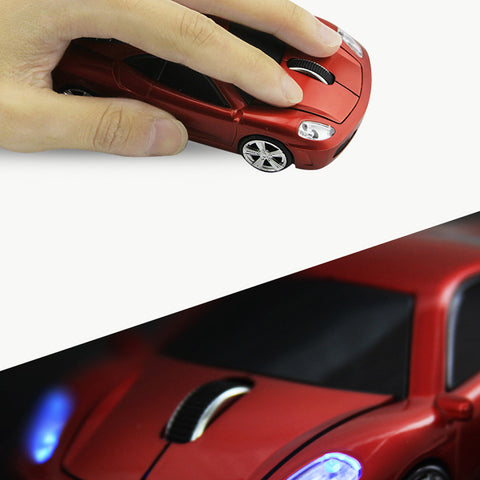 2.4GHZ Optical Sports Car Mouse 1600DPI