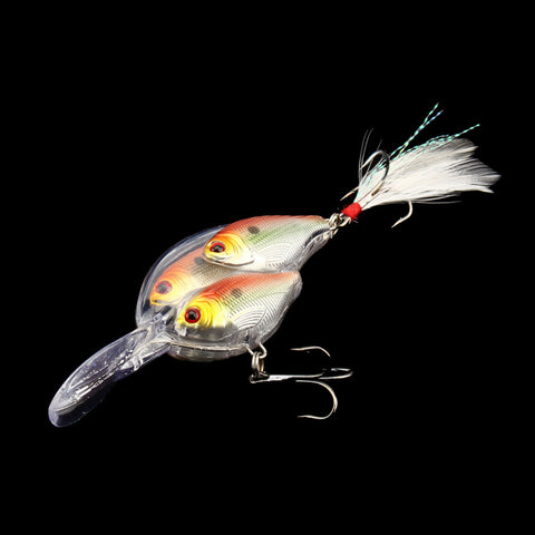 1pcs Multiple Baitfish Fishing Lure Bait Fish Group Swimbait Shoal of Fish Cluster with Crankhook Bass Hooks 17g/9.7cm