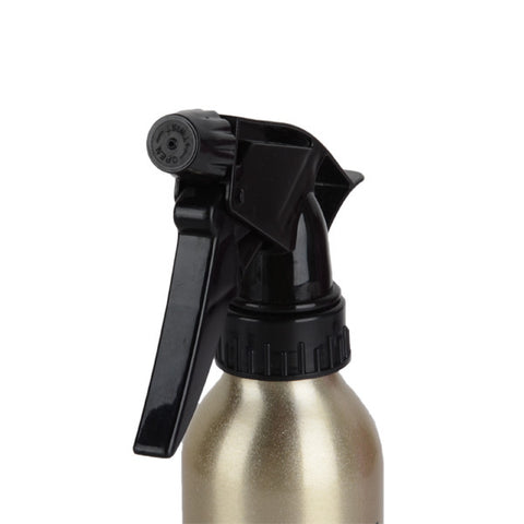 Gold Hair Hairdressing Water Spray Bottle 200ML Aluminum