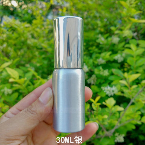 1-2pcs 20/30/50/60/100-500ml Aluminum silver empty spray bottle Fine Mist