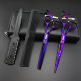 7 inch Professional Hair dressing scissors set Cutting scissors+Thinning scissors