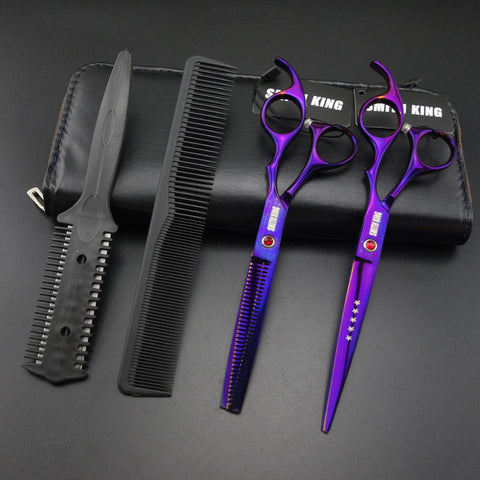 7 inch Professional Hair dressing scissors set Cutting scissors+Thinning scissors