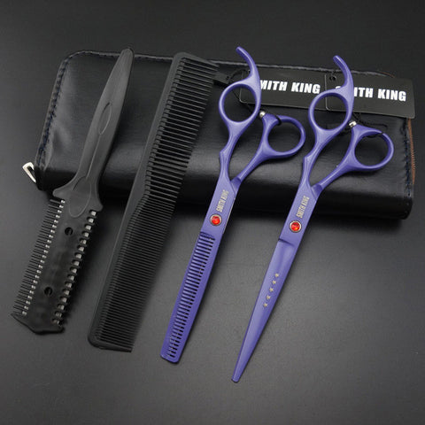 7 inch Professional Hair dressing scissors set Cutting scissors+Thinning scissors