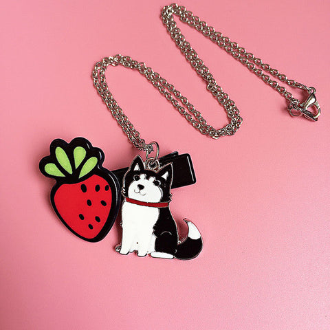 Alaska Husky Pendant Key Chain