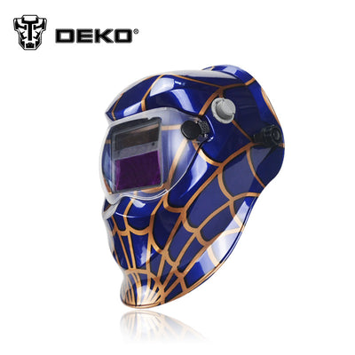 Blue Spider Solar Auto Darkening Electric Welding Mask/Helmet/Welder Cap/Welding Lens for Welding Machine