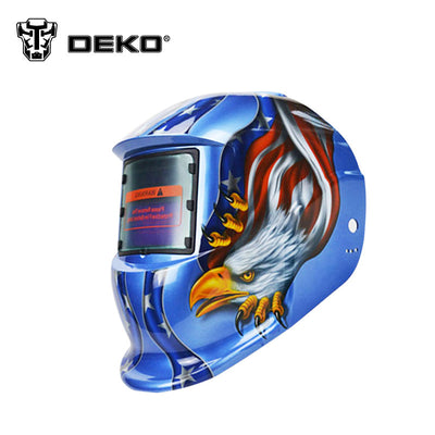 DEKO Eagle Solar Auto Darkening MIG MMA Electric Welding Mask/Helmet/Welding Lens for Welding Machine
