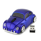 2.4Ghz Optical Mouse Car Beetle 1600DPI