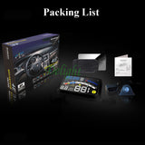 4E 5.5" Car OBD2 II EUOBD car HUD Head Up Display Overspeed Warning System Projector