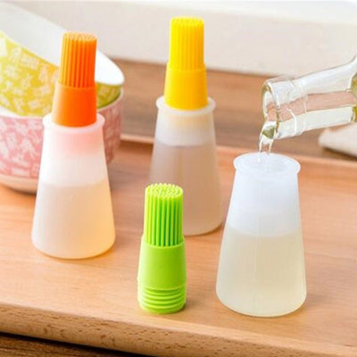 High temperature BBQ tool brush Kitchenware Silicone oil bottle