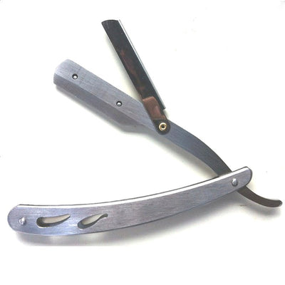 Barber Straight Edge Razors Blade Stainless Steel Folding Shaving Knife 1Pcs