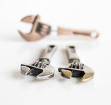 Artificial Tool Wrench Puncture Shaped Alloy Earrings