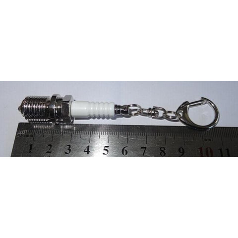 Alloy Spark Plug Keychain