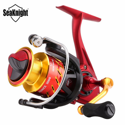 SeaKnight FENICE 2000/3000/4000 Spinning Fishing Reel 5.2:1 10+1BB Carbon Fiber Drag System CNC Spool Quality Fishing Wheel