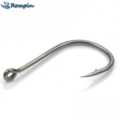 Rompin 50Pcs/box Size #2-15 High Carbon Steel Circle Owner Fishing