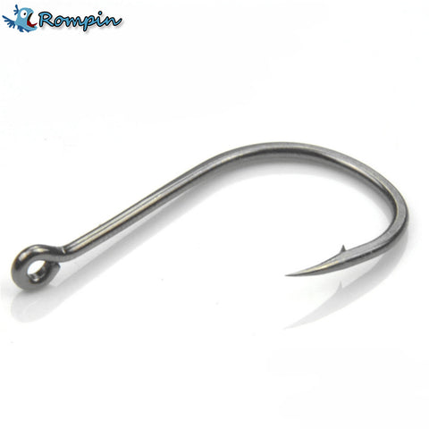 Rompin 50Pcs/box Size #2-15 High Carbon Steel Circle Owner Fishing
