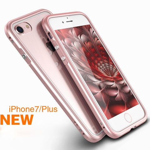 iPhone 7  Aluminum Frame For iPhone 7 Plus Shockproof Case