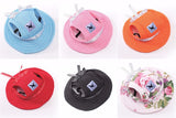 Dog Cap Breathable Mesh Dog Princess Caps / Sun Hat / Princess Beach Hat For Small Pet Dogs  S,M