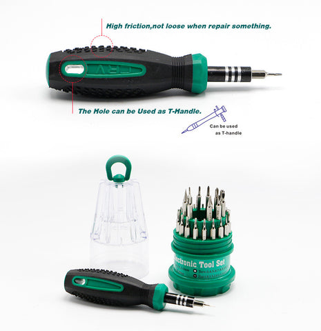 31 in 1 Precision Handle Screwdriver set