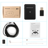 DBPOWER Wifi Endoscope 7mm VGA 300K Inspection Snake camera 1/3/5/10/15/20M Pipe Waterproof USB Borescope Tube Inspection