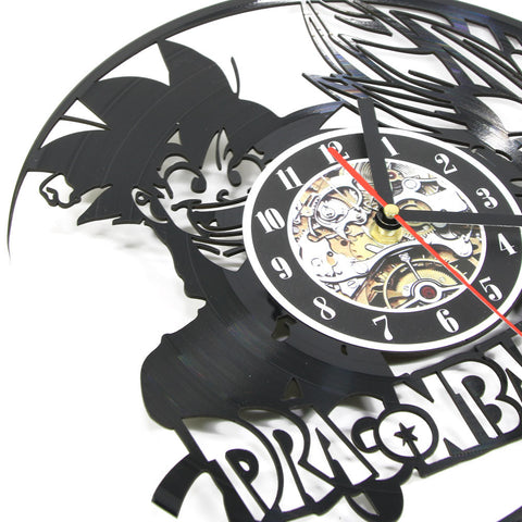 Dragon Ball Z Vinyl Record wall Clock Quartz Clock