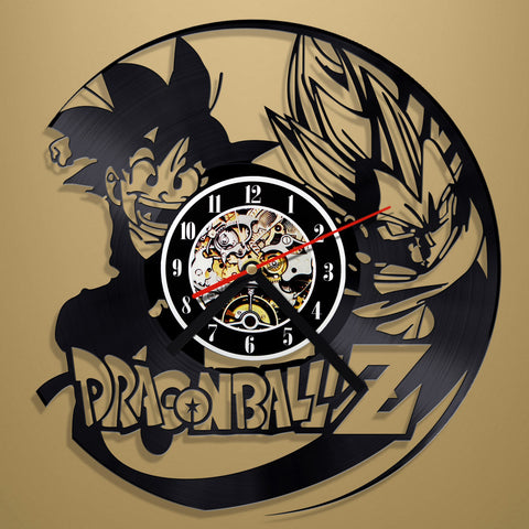 Dragon Ball Z Vinyl Record wall Clock Quartz Clock