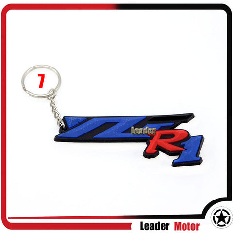 YAMAHA KAWASAKI SUZUKI HONDA 46 CBR GSX-R FZ1 NINJA Motorcycle Accessories Cool Rubber Keychain